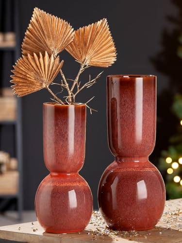 Vase en céramique rose GILDE idée cadeau déco originale - 3