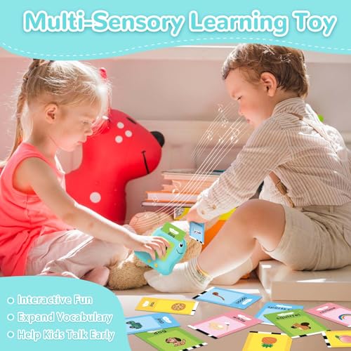 Talking Flash Card, Learning Toys for Ages 2-4, Autism Sensory Toys for Toddlers, Speak Montessori for 2+ Year Old, Kids Gift for Boys Girls Birthday Preschool Activity 510 Sight Words - Image 5