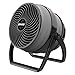 Vornado EXPAND4 Compact Air Circulator Travel Fan with Collapsible Body, Built-in Carry Handle, Integrated Cord Storage, Multi-Directional Airflow, Black