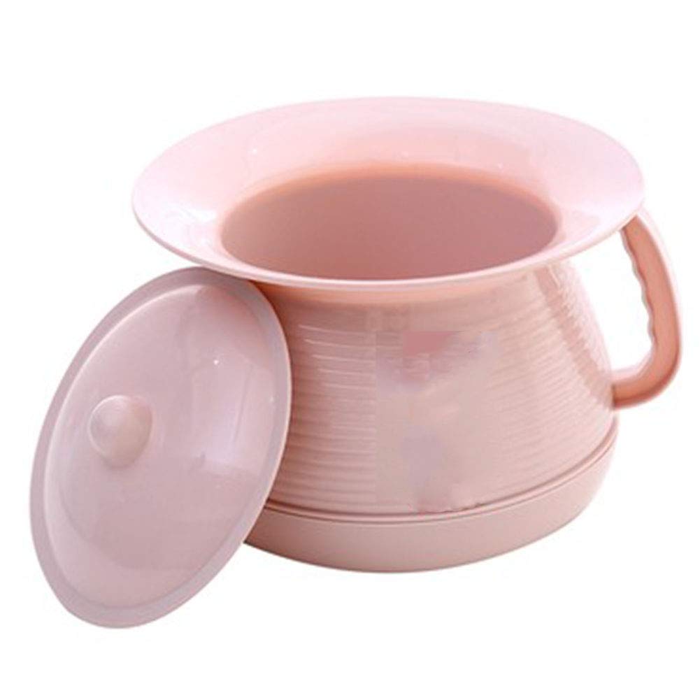 RANRANHOME Portable Urinal Potty,Plastic thickening children's potty urinal home men and women with cover adult bedroom urinal urine bucket