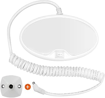 Dream lighting 12volt Pop up Camper Portable Bunk Light RV Interior Ceiling Light Fixture with Plug, On/Off Switch, 3500K Soft White Lighting 6inch