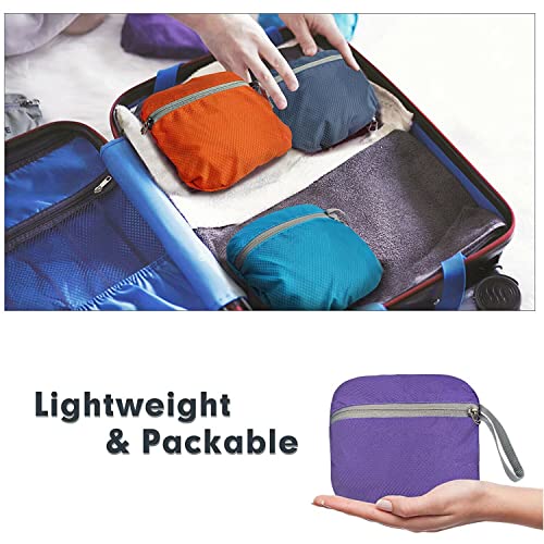 Mochila Ligera para Senderismo Resistente al Agua Naranja miniatura 6