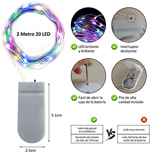 Serie de luces decorativas 14 Imagen adicional