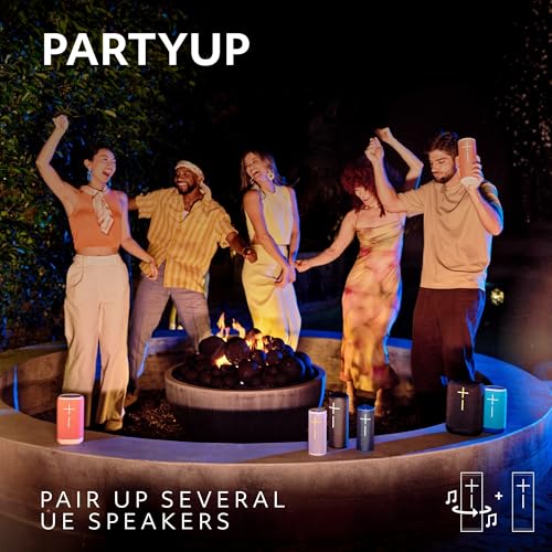 Image of Ultimate Ears Boom 4 Portable Waterproof Bluetooth Speaker with 360-Degree, Bold, Immersive, Crystal-Clear Sound, Floating Speaker with 15-Hour Battery and 147ft (45m) Range - Raspberry