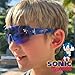 ARKAID Official Sonic Sunglasses for Kids | Sega Blue Frameless | UV 400 | One Size Fits Most Kids