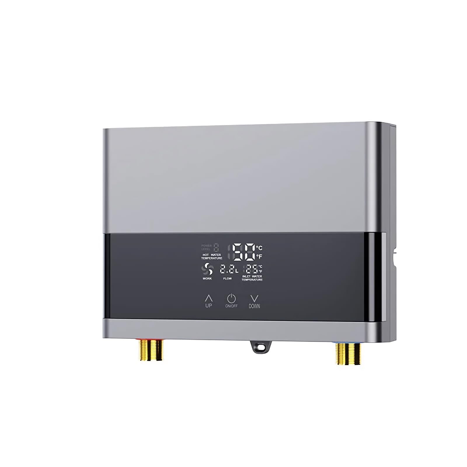 Instant Electric Water Heater with Remote Control Silver