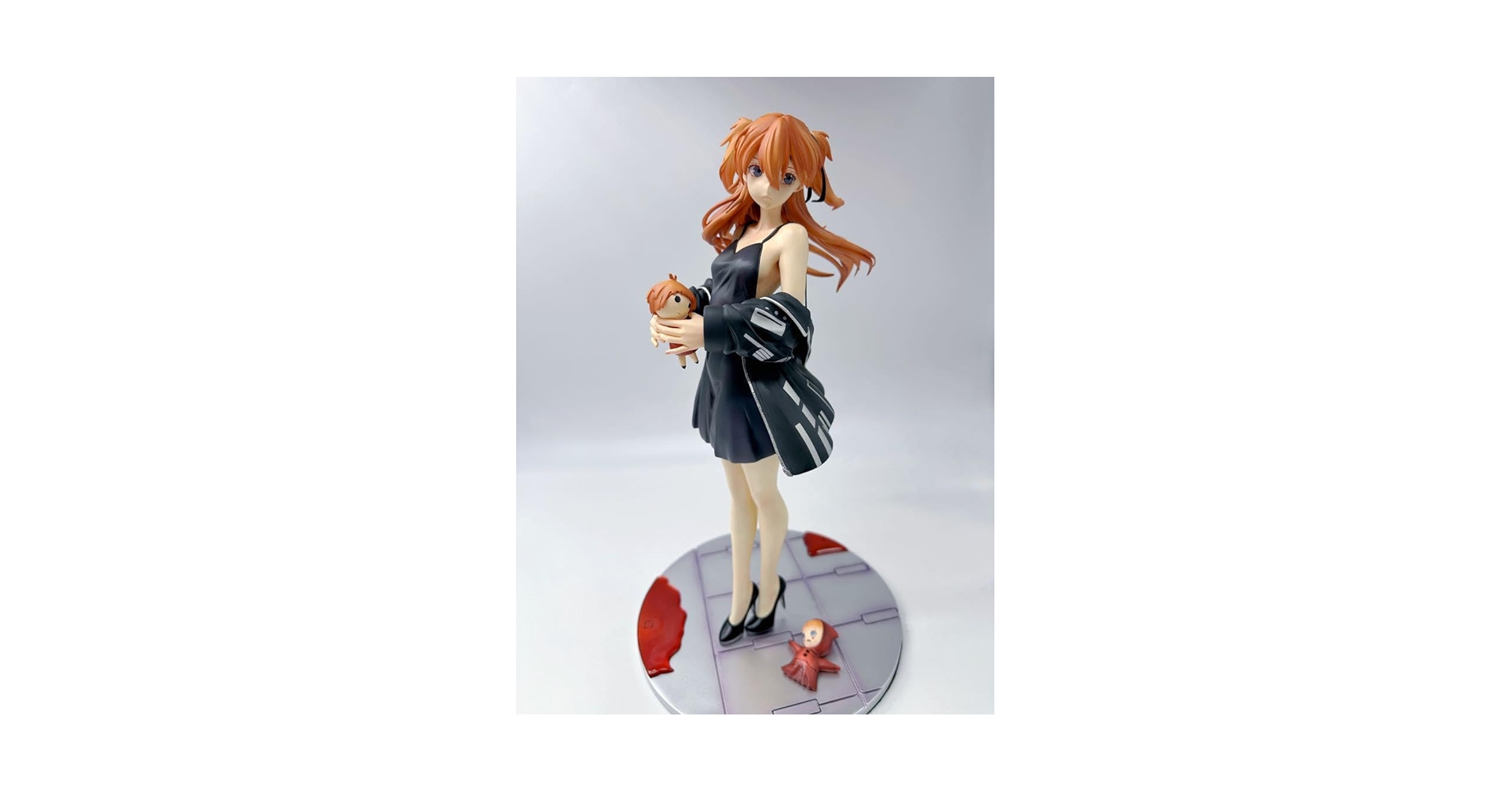 エヴァ　私服系　プラモ゙+フィギュア Amazon | 新世紀エヴァ アスカ 私服 フィギュア 1/4 大型 ZTO