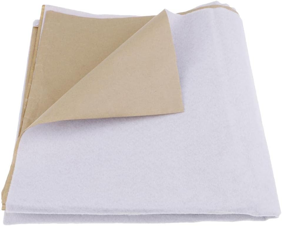misppro 200g Self Adhesive Cotton Batting for Quilting, Upholstery, Bag Making - 1 Meter, 41.33 Inch Wide