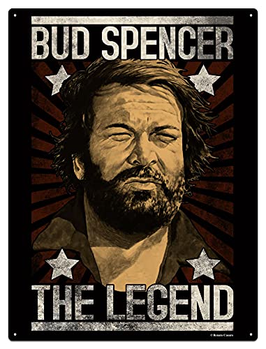 Bud Spencer and Terence Hill - Bud Spencer The Legend - Tin Sign - 30 x 40 cm 303/B001