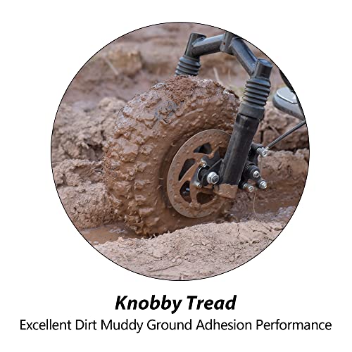 Rutu 4.10/3.50-4" Tire Premium Replacement Tire Replacement Wheels For Kids' Go Karts Garden Lawn Mower, Snow Blowers, Dollies, Hand Trucks, , Wheelbarrow Atvs With 4" Rim Hub (2 Pack) #TOP2