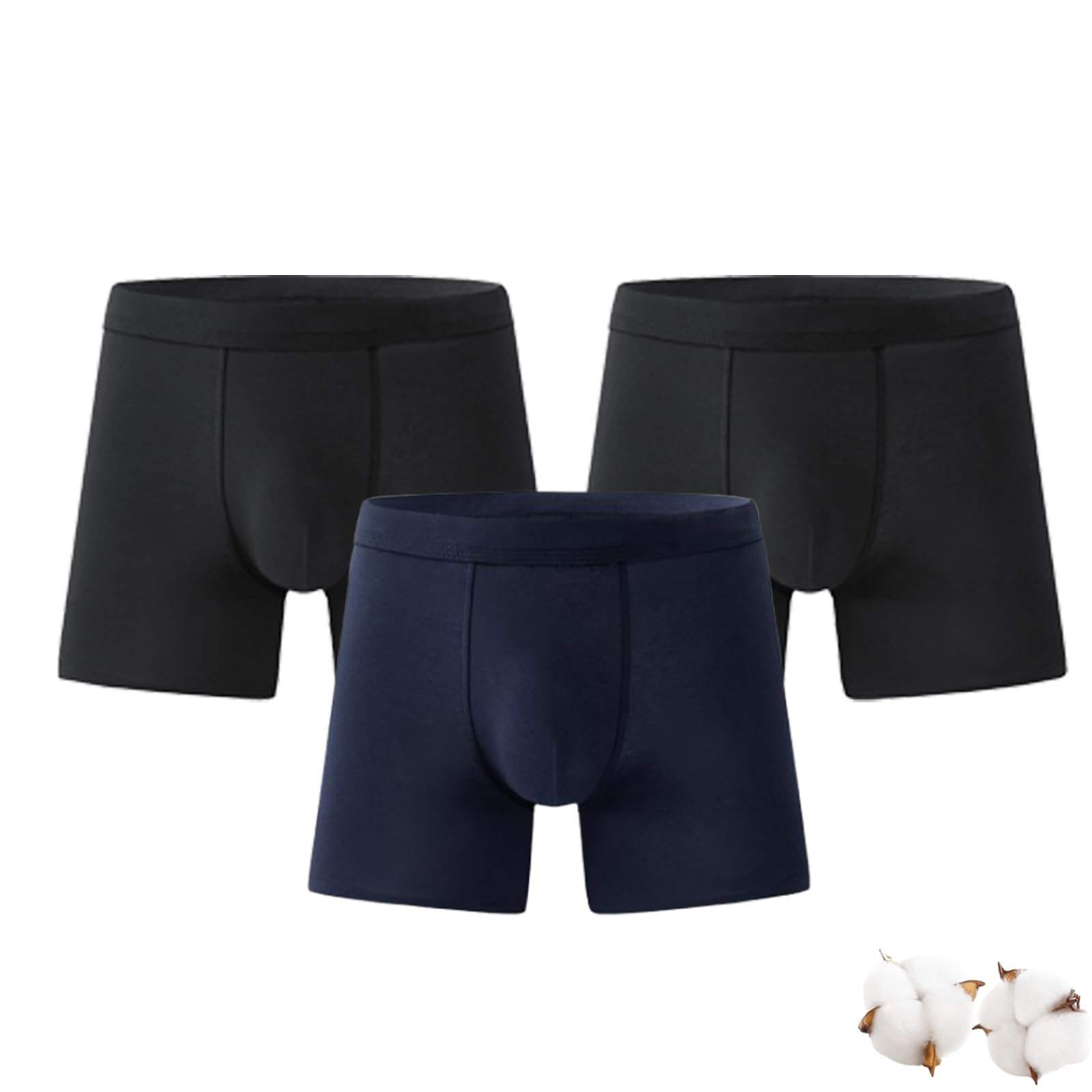 Zotkamn Men's 3B Ultra-Absorbent Incontinence Boxer Briefs, Leakproof Underwear, Breathable, Washable (,Xl)