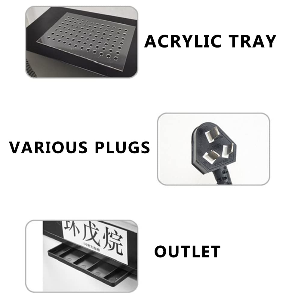 Incubadora de huevos de reptiles, pantalla LED grande, control inteligente de temperatura de doble sistema, funcionamiento sin ruido, perfecto para cultivadores profesionales