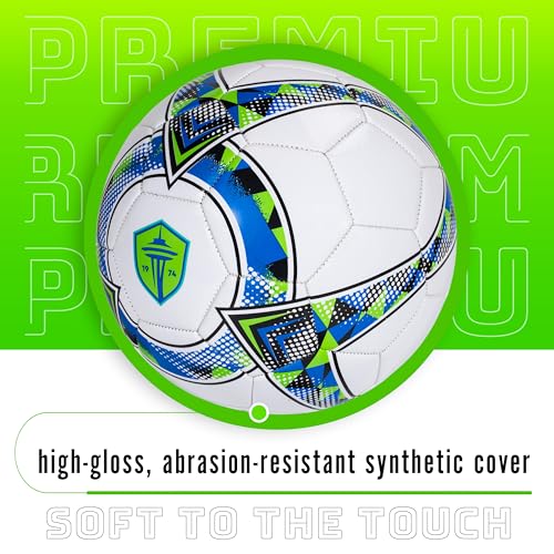 Image of Franklin Sports Official MLS Team Soccer Balls - Official Size 5 Soccer Balls - Regulation Size + Weight Soccer Ball for Kids + Adults - Boys + Girls Soccer Ball - Air Pump Included