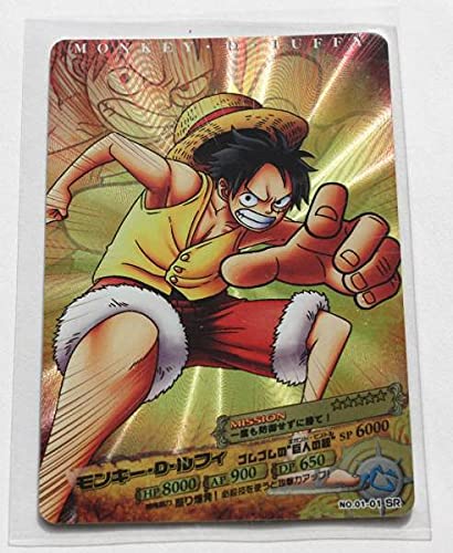 Amazon.co.jp: ワンピース ARカードダス第一弾 ルフィ SR 01-01 レア