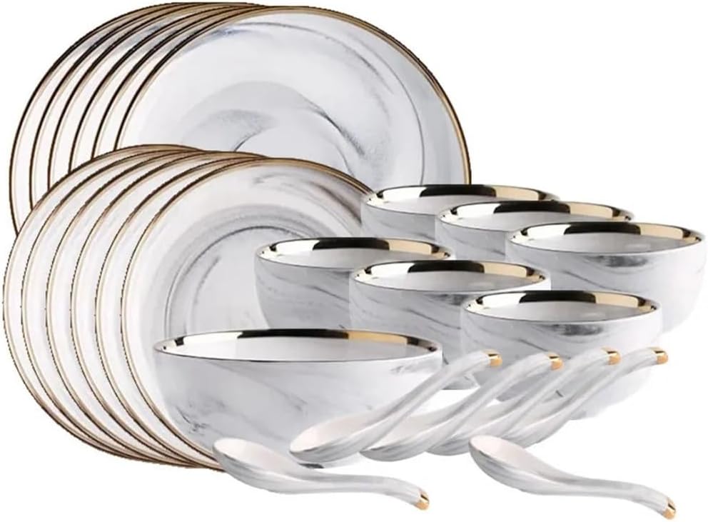 Gold Marble Ceramic Food Tray Kitchen Tray Dishes Rice Salad Noodles Soup Bowl Spoon Kitchen Cooking Tool Gold Marble Ceramic Food Tray Kitchen Tray Dishes Rice Salad Noodles Soup Bowl Spoon Kitchen Cooking Tool