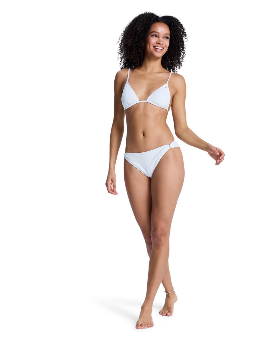Roxy Island Set - Bikini Triangular - Mujer - Blanco.