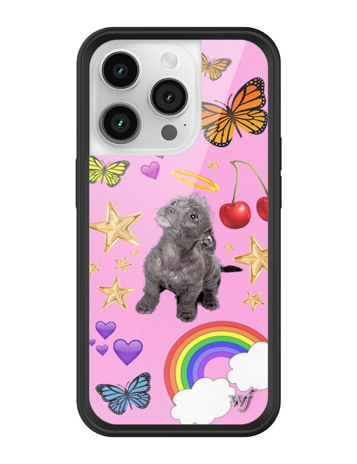 Coque antichoc iPhone 14 Pro Wildflower protection 1,2m motifs étoiles
