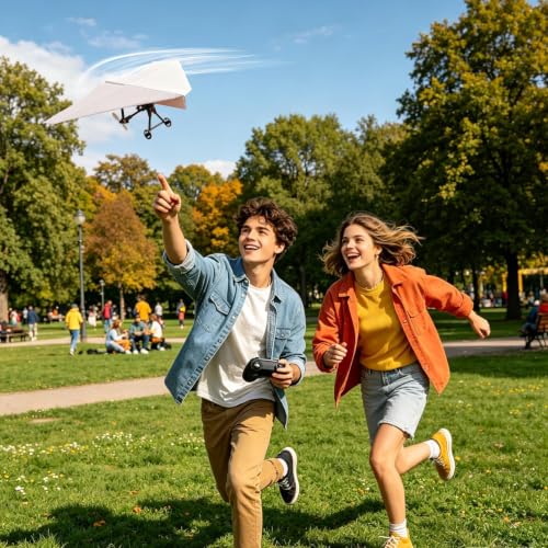 Kit de avión de papel teledirigido para disfrutar de vuelos estables en familia 2