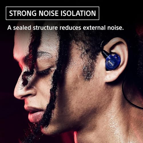 Image of Sony IER-M500 Wired in-Ear Monitor Earphones with Secure Fit, Clear | for Professional & Live Performances, Strong Noise Isolation, Customizable Fit with Multiple Sizing Options, Comfortable