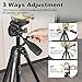 PREXISO Professional Laser Level Tripod - 61 Inch Sturdy Aluminum Tripod for Laser Levels, Lightweight Extendable Tripods Stand with Bag, Anti-Slip Feet, Quick Release Plate with 1/4