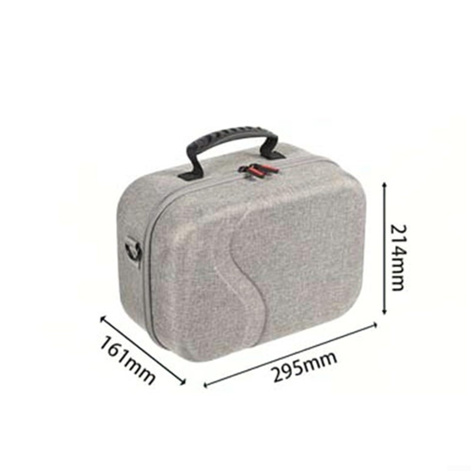 Custodia rigida per Meta 3S, borsa da viaggio antiurto in EVA, con scomparto per accessori, per controller di cuffie VR, organizer protettivo (grigio)