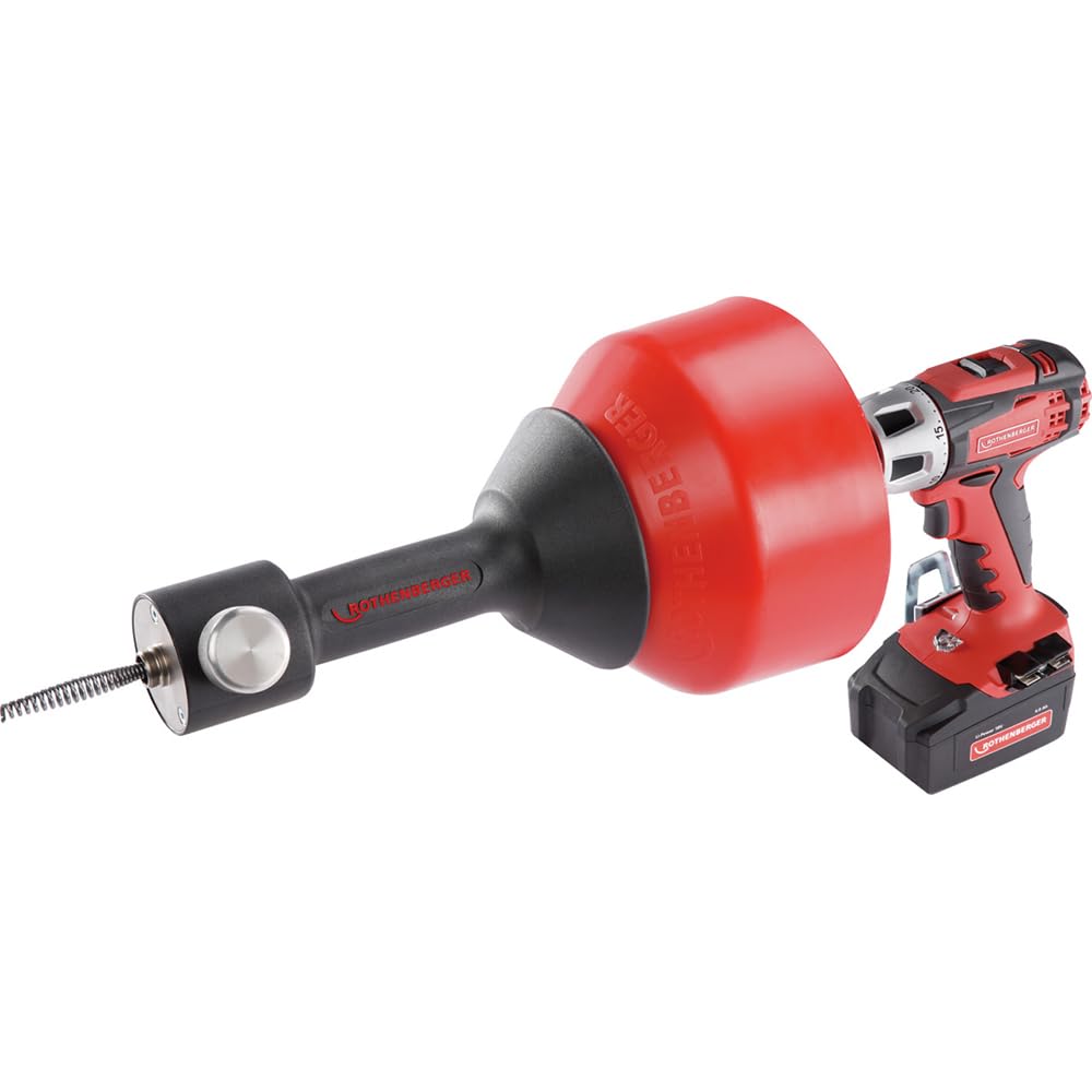 ROTHENBERGER ROSPIMATIC CL Rohrreinigungs Grundgerät, 8mm Spiraldurchmesser, 0m-7.5m Arbeitsbereich Länge | 1000002298 | Grundgerät, Rohreiniger, Rohrreinigung