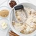 Spring Chef Dough Blender & Pastry Cutter Tool, Stainless Steel Pastry Blender & Bench Scraper for Pizza, Nut, Pie - Multipurpose Dough Cutter & Scraper Tool for Baking with Soft Grip Handles - Black