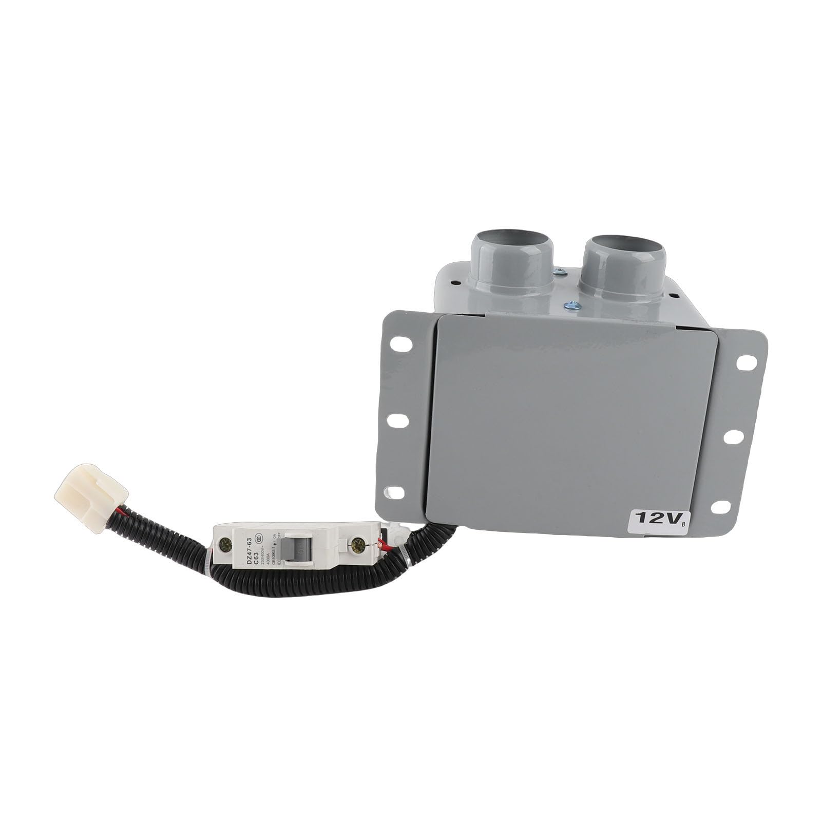 Dégivreur de verre de pare-brise de chauffage Portable 12V 800W avec 2 sorties d'air chauffage rapide pour camion de voiture