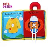 beiens My Quiet Books - Soft Activity Books for Babies, Toddler Learning Sensory Story Book, Life...