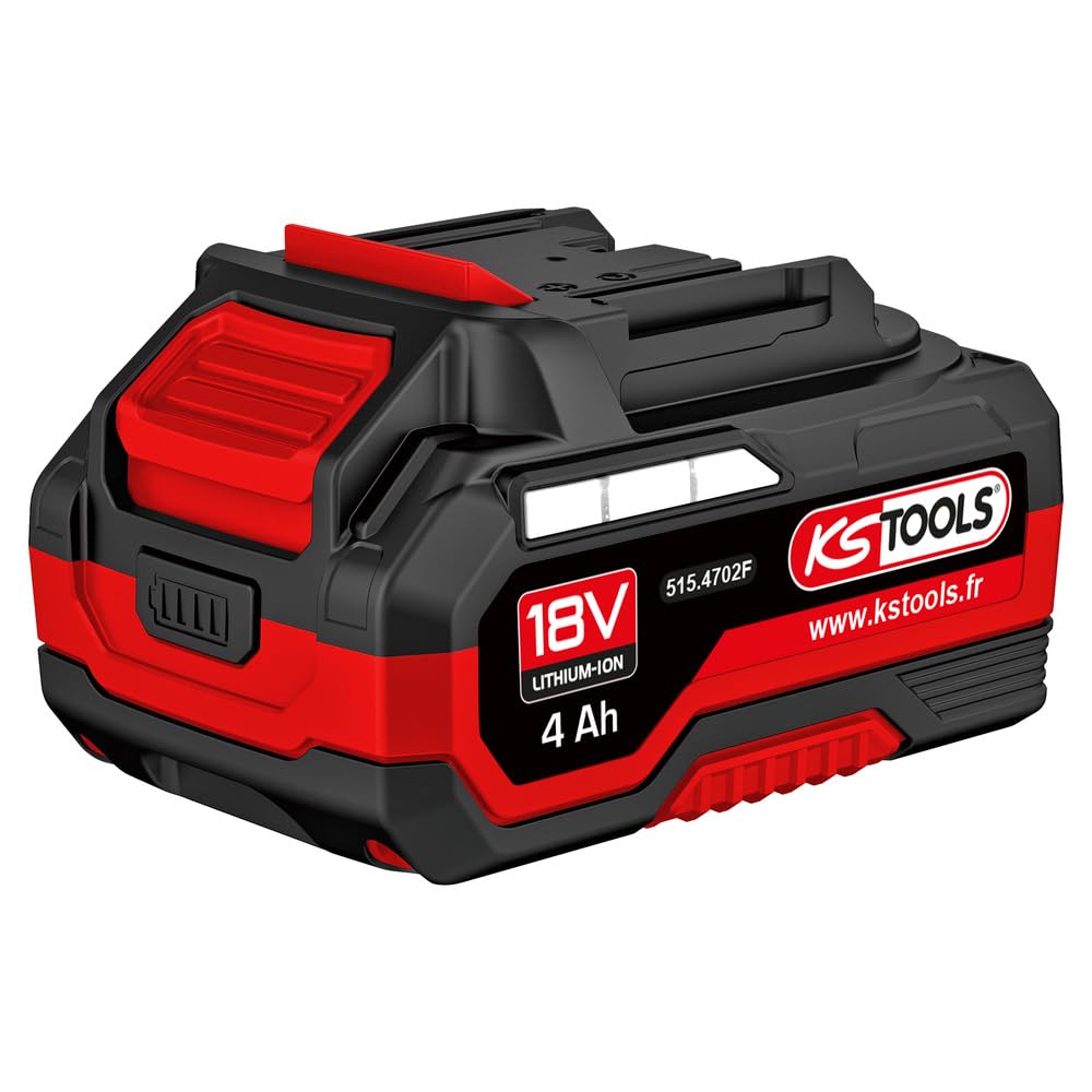 KS TOOLS 515.4702F - Batería de Iones de Litio (18 V, para Herramientas eléctricas, batería Compatible makita 4 Ah