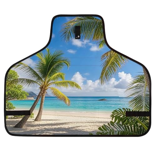 Delantal ajustable con diseño Tropical para hombres y mujeres