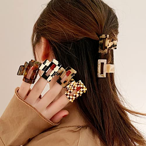 Nonslip Clip Acetate Hair Jaw Clips Nonslip Clip, Small Claw Hair Clips for Women Girls,Tiny Hair Claw Clips for Thin Medium Thick Hair - Image 4