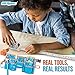 Hi-Spec 16pc Blue Kids Tool Kit Set & Child Size Tool Belt. Real Set for DIY Building, Woodwork & Construction Learning for Kids