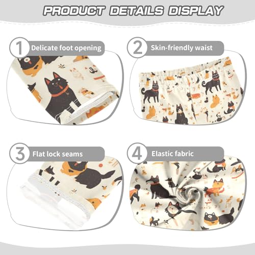 KLL Pet Dogs Toddler Baby Girl Cotton Leggings Casual High Waisted Athleisure Pants Exercise3