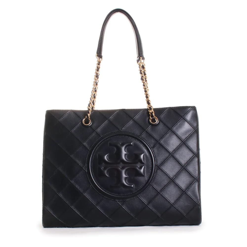 Tory Burch Fleming Soft Chain Tote Black Desertcart Seychelles