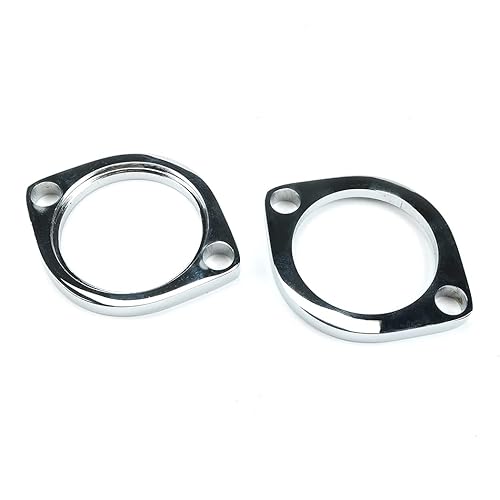 Miniatura 3 de Nuevo Kit de instalación de bridas de escape par bridas juntas C-Clips tuercas arandelas para Harley Davidson