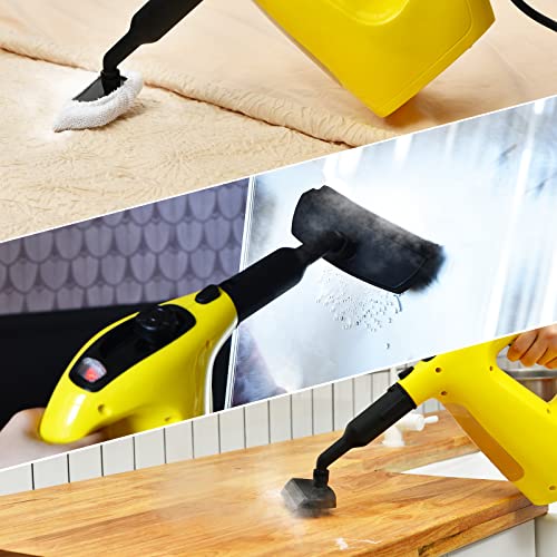 Image of COSTWAY Handheld MultiPurpose Steam Cleaner with 17 Pieces, 350ml Capacity