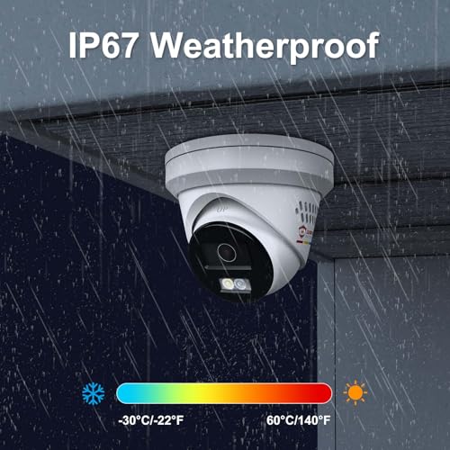 Anpviz 5MP PoE IP Active Deterrence Camera, Wired Security Camera Outdoor - image 6