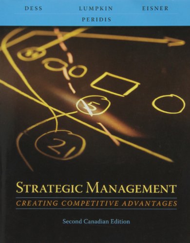 Strategic Management: Creating Competitive Adva... 0070979979 Book Cover