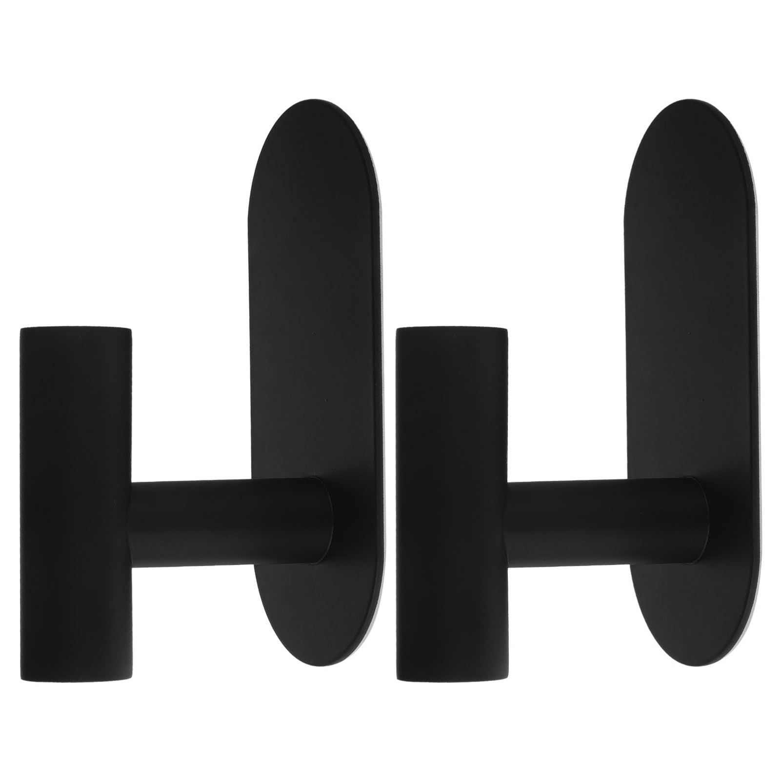SHINEOFI 3 Series Gancho Adhesivo De Acero Inoxidable Manos Gancho Pegajoso Ganchos Para Colgar Ganchos De Pared Decorativos Ganchos De Baño Con Estilo Black 2 Piezas X 3