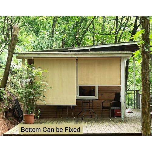Store enroulable pour terrasse extérieur avec poteau aluminium - 5