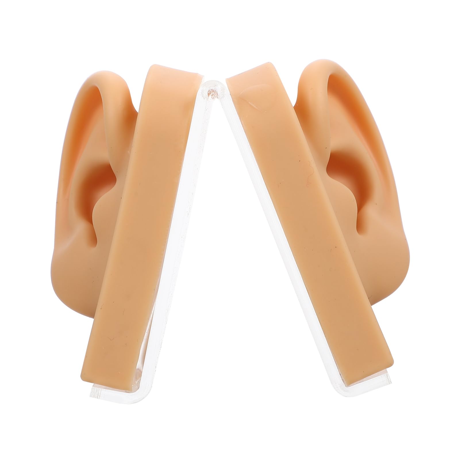 DOITOOL Professional Jewelry Display Stand Silicone Ear Model Ideal for Ear Piercing Practice Earring Show