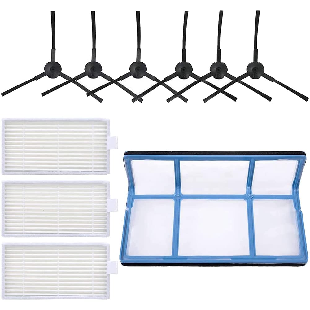 CTRLZS Filter Side Brushes Replacement Parts Set for V3 V3S V5 V5S V5S Pro Vacuum Cleaner Robot Accessories