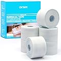 OK TAPE Hypoallergenic Surgical Tape 2 inch x 5.5yd |6 Rolls,Dry Medical Tape for Skin, Tube, Dressings, Wound First Aid Tape