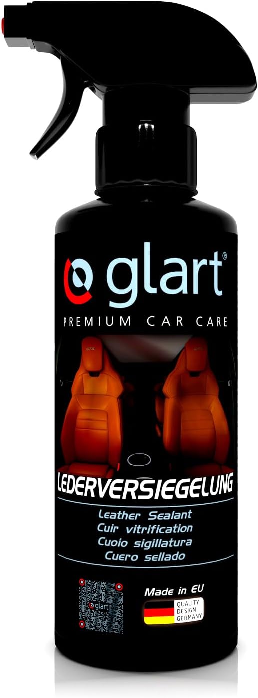 Glart 45LV Car Leather Sealant & Care, Interior Care for Smooth Leather, Also Perfect for Leather Sofas, 500ml Cleaner.