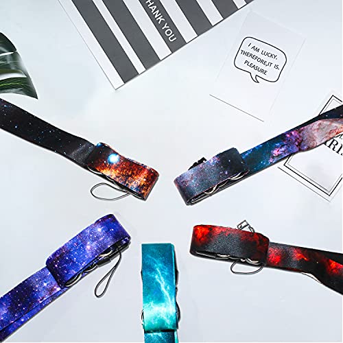 Schlüsselband Lanyard Umhängeband 5 PCS Schlüsselbänder mit Schlüsselbund für Kartenhuellen Kinder Eltern Ausweise Handy Schlüssel Autoschlüssel Kamera Gurt Mehrfarbig – Bild 6