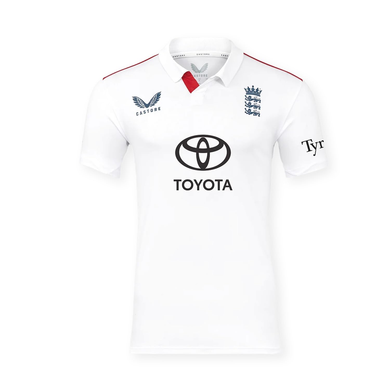England  Men's  26/27  Cricket Test Shirt, Football by Castore in Size 2XL, Sports Direct