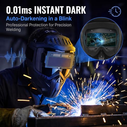 Auto-Darkening Welding Helmet with True Color