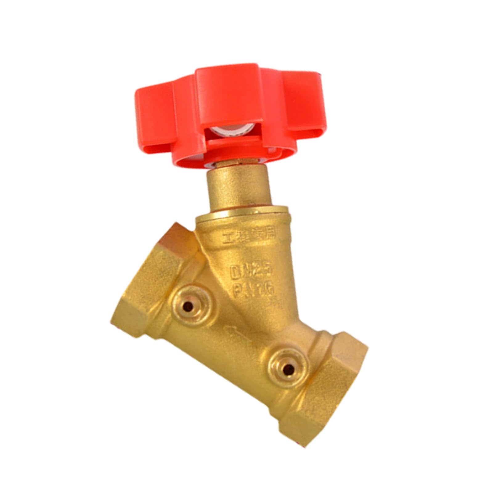 Elnwnnkc Dn25 Brass Radiator Flows Regulator Valves Professional Heating Systems Balance For Efficient Heat Distribution Brass Thermostatic Balancing