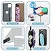 Switchbands Phone Grip Strap - Pack of 2 Reversible Finger Holder for Phone Back, Customizable Anti-Slip Design, Wireless Charging Compatible Detachable Holder for iPhone - Bubble Giraffe
